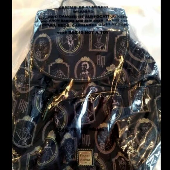 RETIRED Disney Dooney & Bourke Haunted Mansion Nylon Backpack SEALED NWT main image 4
